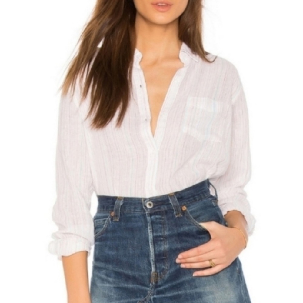 Rails White Button Down Shirt